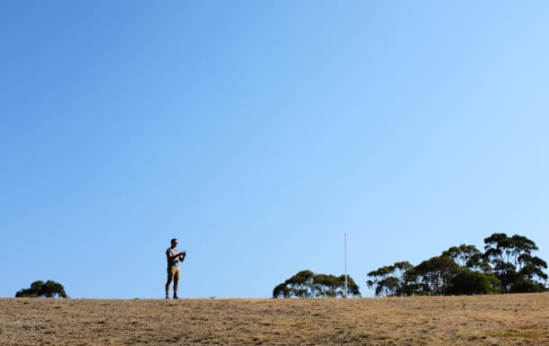 Me flying on horizon